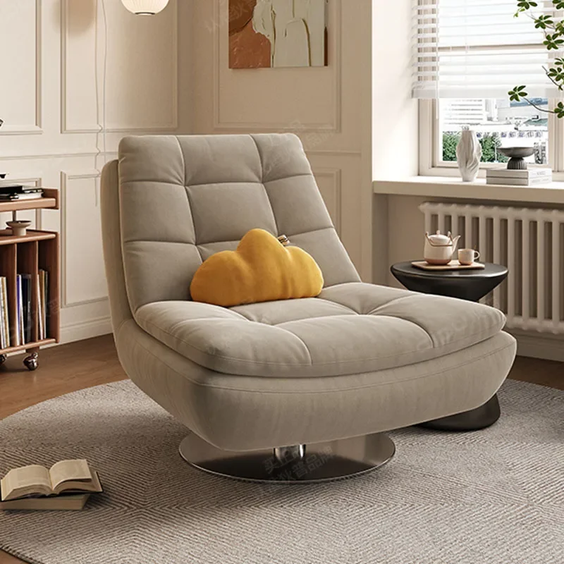 Удобный одноместный диван-стул мягкий черный ленивый напольный диван