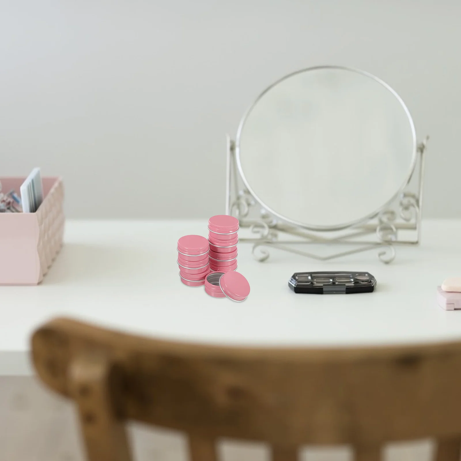 8 шт. банка для хранения чая конфеты ароматерапия металлические круглые кофейные