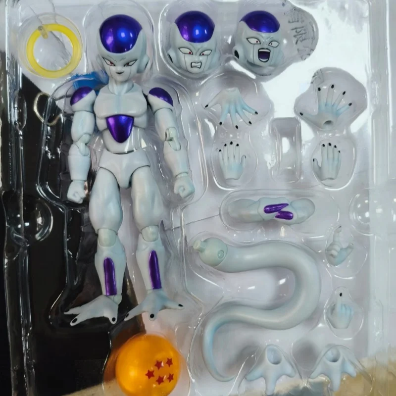 Фото Коллекционная оригинальная фигурка Bandai S.H.Figuarts SHF Dragon Ball Z Фриза в четвертой форме, модель для аниме-коллекции, игрушка, подарок №2
