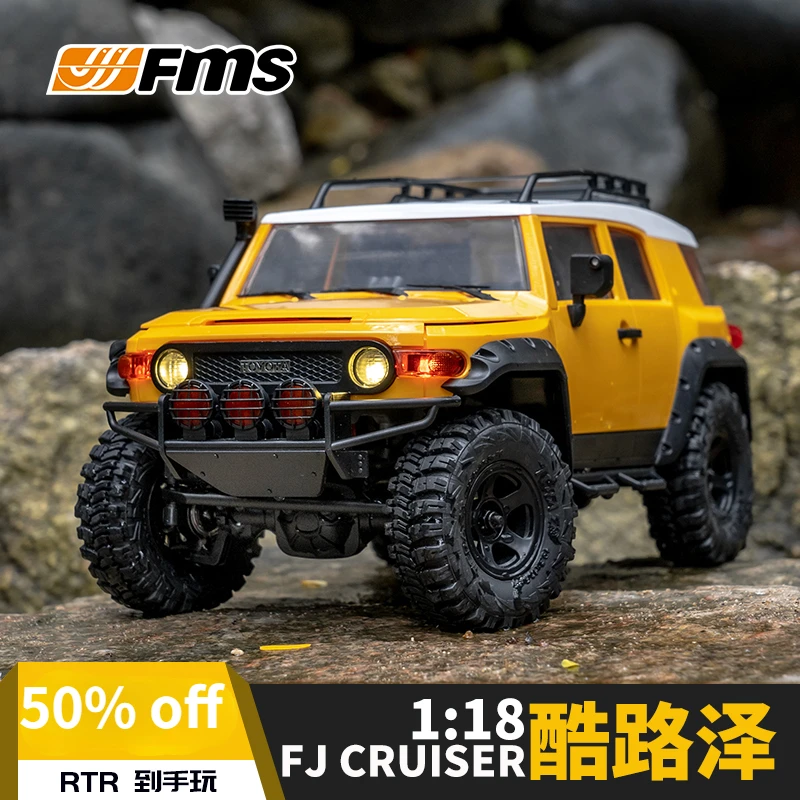 

FMS 1:18FJ RC Model Remote Control Car Climbing Off-road Simulation Electric Toy Car Boy Kids Toys Boys 1/18 Mini RC Metal Car