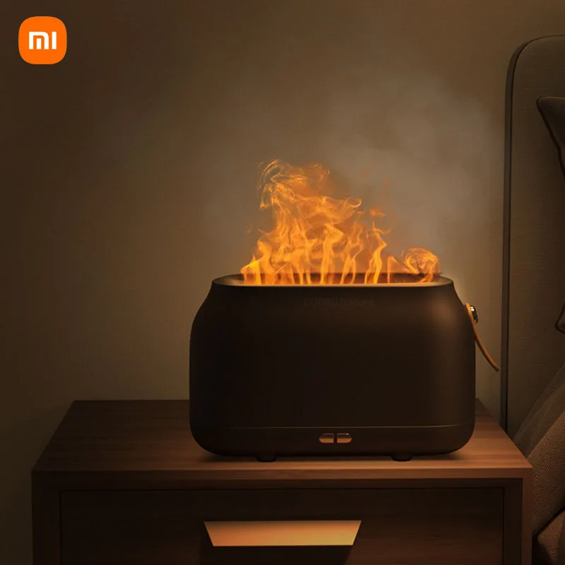 

Xiaomi Flame Air Humidifier Ultrasonic Aromatherapy Humidifiers Diffusers Air Purifier Mist Maker Essential Oil Aroma Difusor