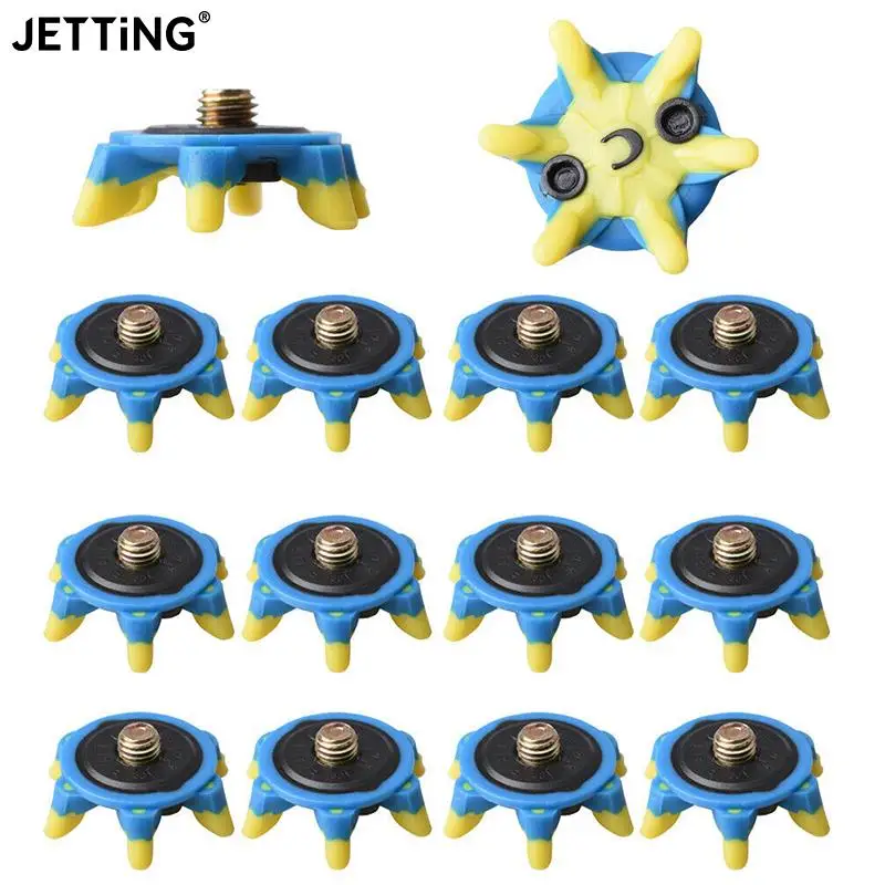 

14pcs Golf Shoe Spike Fast Twist Screw Shoe Spike Replacement Set Golf Training Aids