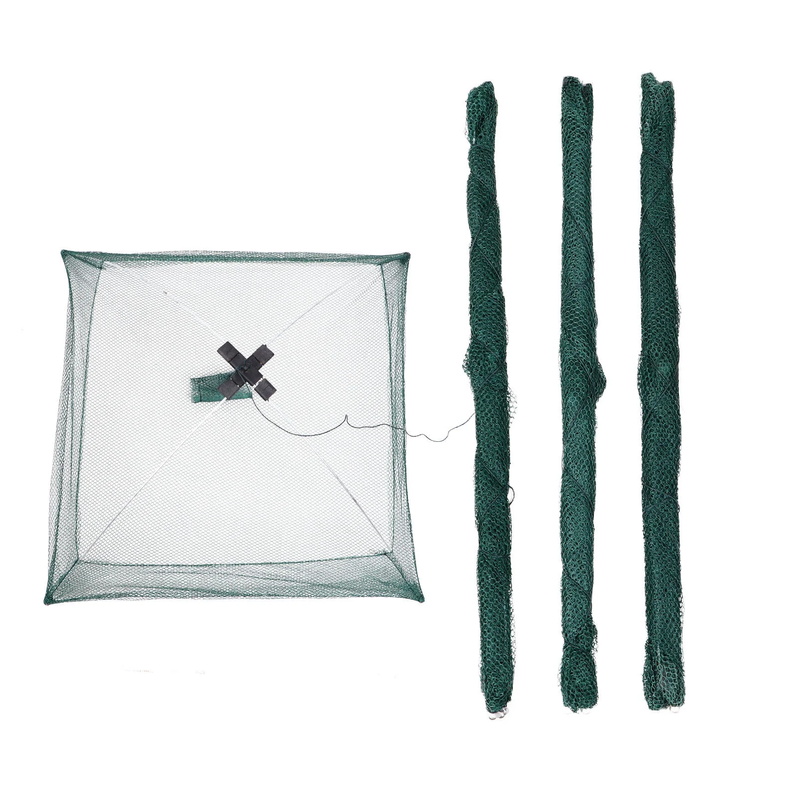 

4 Pcs Cage Mesh Trap Net Foldable Fishing Nets Umbrella-shaped Baits Portable Landing Manual