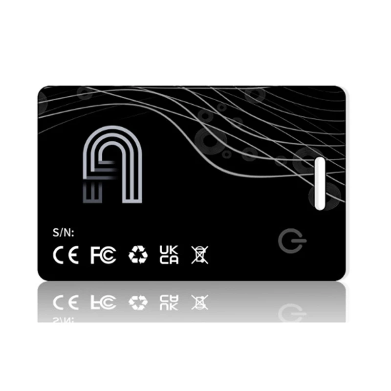 Thin Wallet Card Tracker Wireless Charging GPS Smart Tag For Apple Find My APP IOS Keys Suitcase Bag Locator