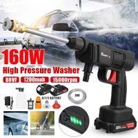 1500w cordless high pressure car washer 2 type cleaner washing spray gun electric water gun foam machine for makita 18v battery
