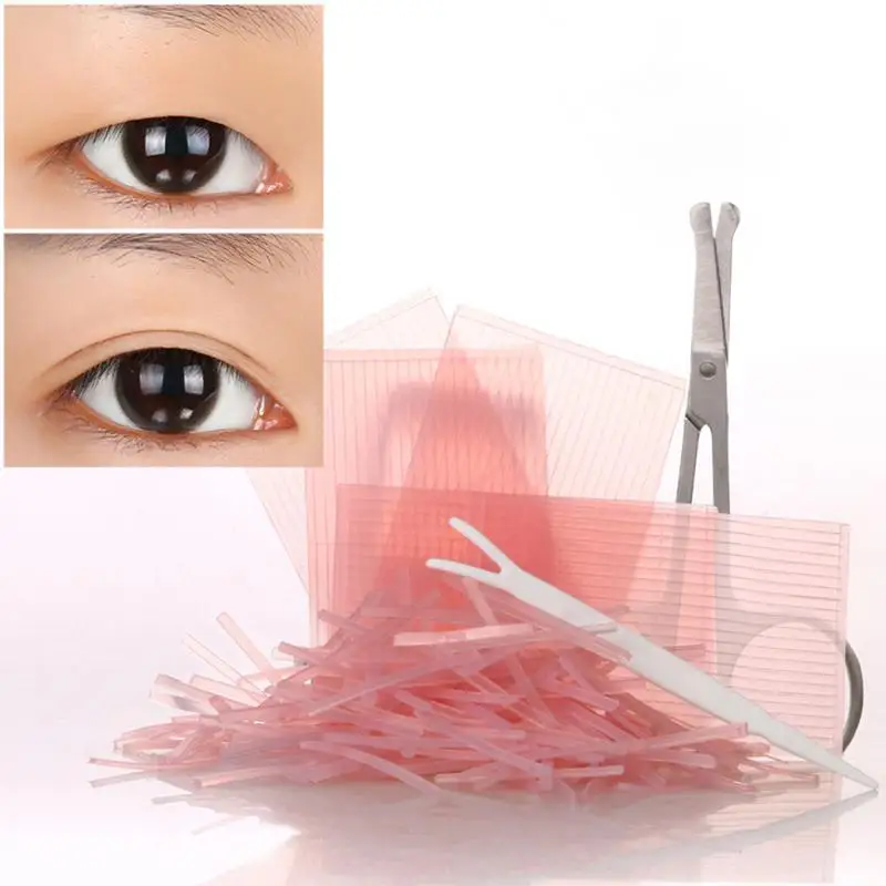 

Sdattor 572Pcs Invisible Double Eyelid Tape Self-Adhesive Transparent Eyelid Lift Stickers Waterproof Fiber Strips For Droopy Ey