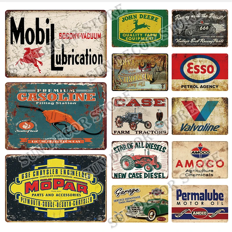 

Винтажные металлические жестяные знаки для гаража "папа", моторное масло, Ретро плакат на панель, паб, клуб, стена, мужская пещера, фотосессия...