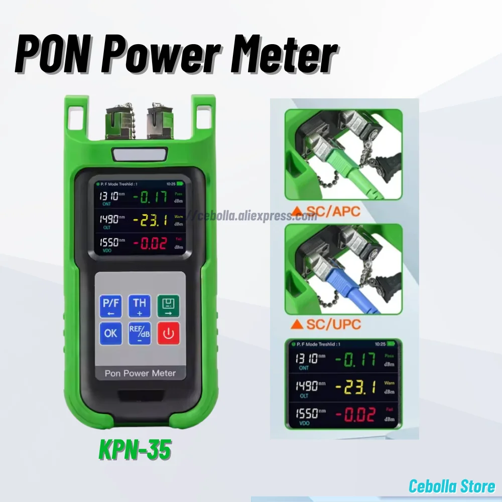 KPN-35 Измеритель оптической мощности разрешение 0 1 дБ 1490 Нм 1550 1310 для тестирования