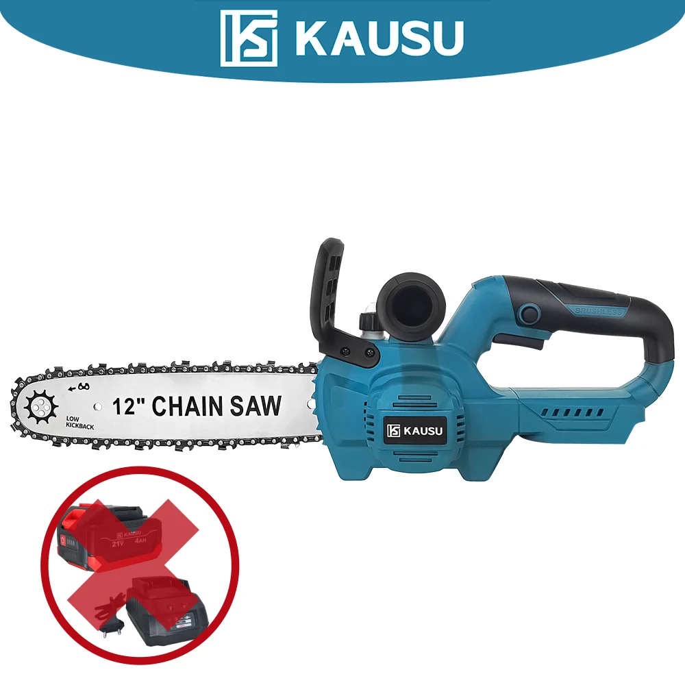 

Аккумуляторная цепная пила KAUSU 12 дюймов 21 В для батареи Makita 18 В