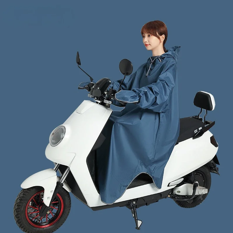 

Waterproof Motorcycle Raincoat Poncho Motorcycle Rain Jacket Motorbike Scooter Riding Rainwear Bicycle Electric Vehicle Rainwear