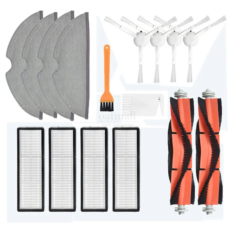 

Accessories For Xiaomi Mijia 1C 2C 1T MI Robot Vacuum-Mop STYTJ01ZHM Dreame F9 Robot Vacuum Cleaner Roller Brush Hepa Filter Mop