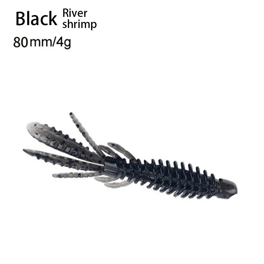 

Artificial Bait Shrimp-shaped Realistic Various Colors 6/8cm Streamline Fishing Supplies Luya Bait Lifelike Fishing Accessories