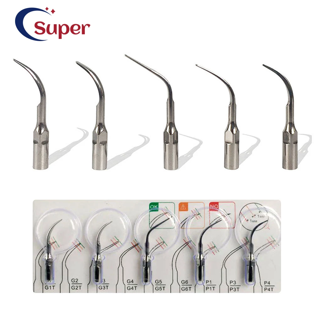 5 шт. стоматологический ультразвуковой скалер наконечник для удаления зубного