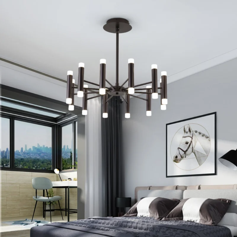 

Светодиодная Подвесная лампа в скандинавском стиле, современный модный дизайнерский потолочный светильник в стиле арт-деко для кухни, гост...