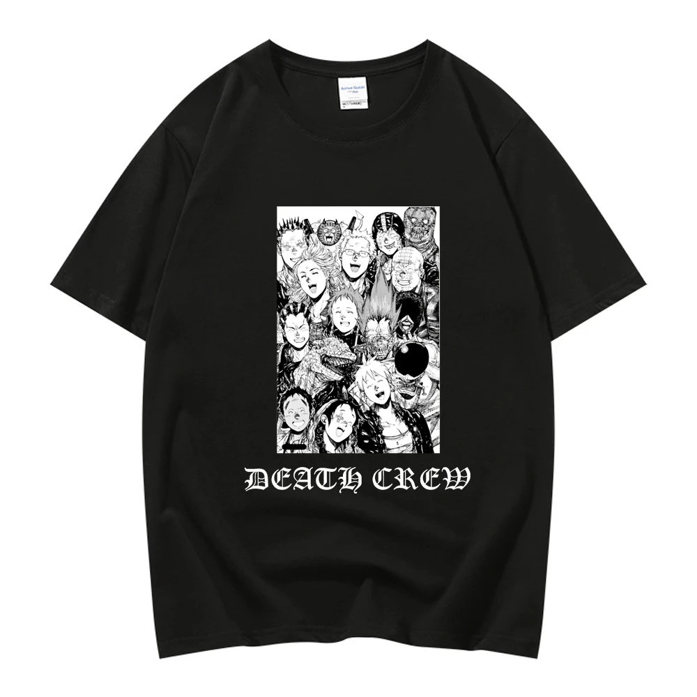 

Dorohedoro T-shirt Male Grunge Ulzzang White T Shirt Men Women Harajuku Kawaii Comics Pattern Print Tee Shirt Japanese Teens Top