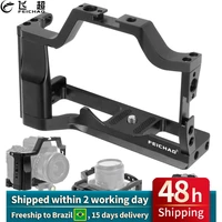 camera cage rig for canon eos m50 m5 dslr cnc aluminum alloy cold shoe mount monitor video for arri handle film vlog stabilizer