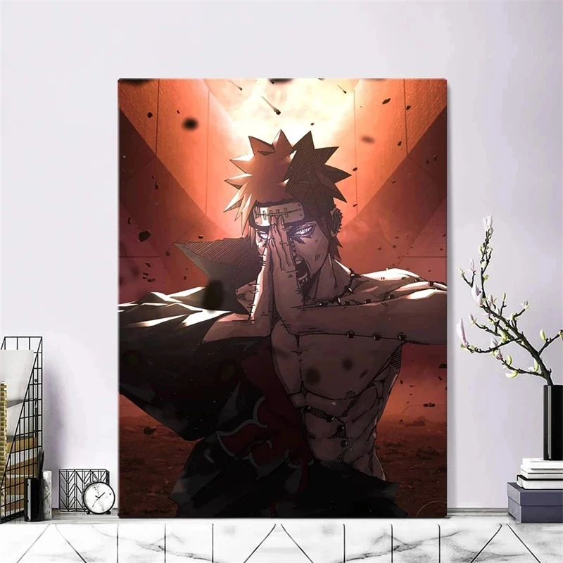 Аниме постер Наруто Nagato Yahiko холст живопись роспись Постер настенная современное