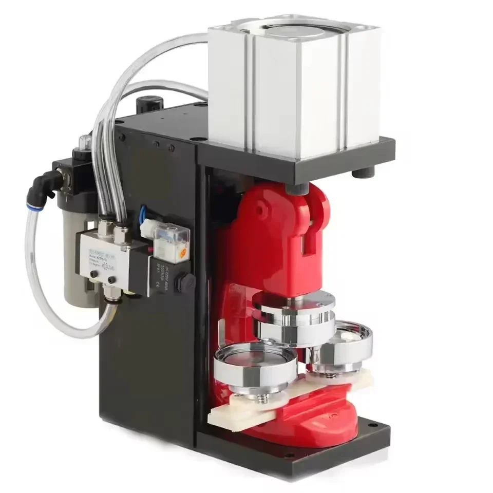 25 32 37 44 50 56 58 75 мм Автоматическая машина для изготовления бейджей Пневматическая