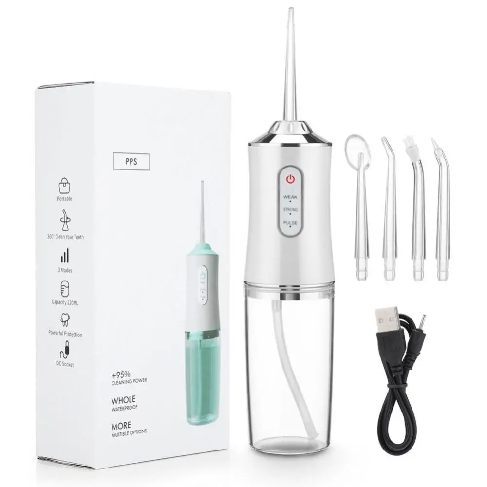

Portable Oral Irrigator Household IPX7 Waterproof Electric Cleaning Oral Cavity Oral Tooth Scale Calculus Water Dental Floss