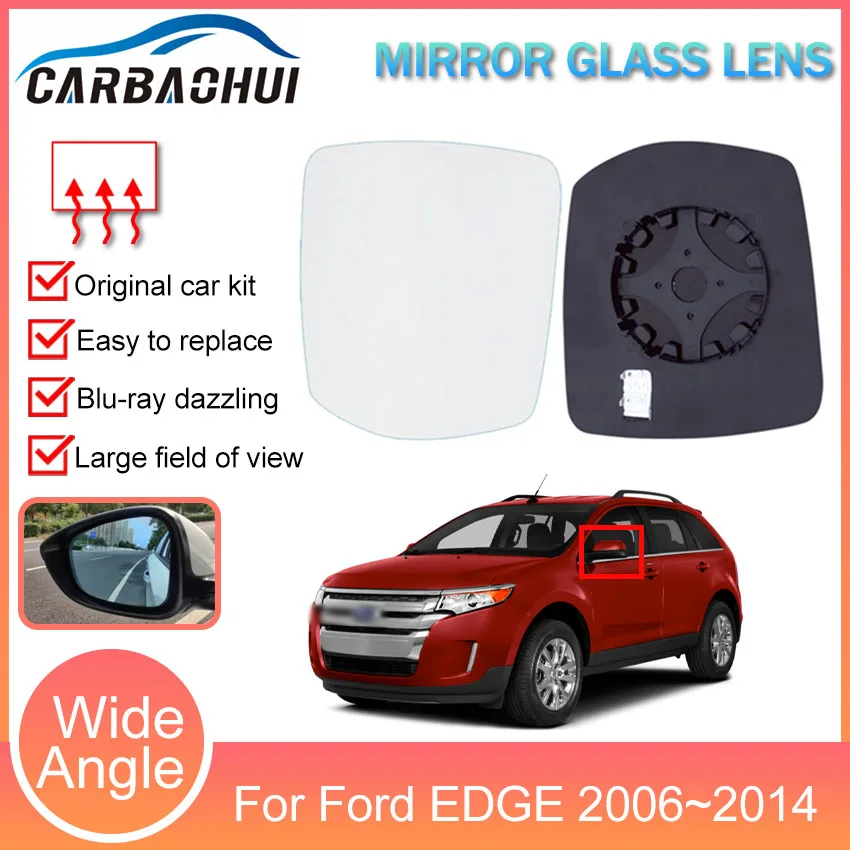 High Quality Rearview Mirror Lens Rear View Mirror Glass Left Right Side For Ford EDGE 2006~2008 2009 2010 2011 2012 2013 2014