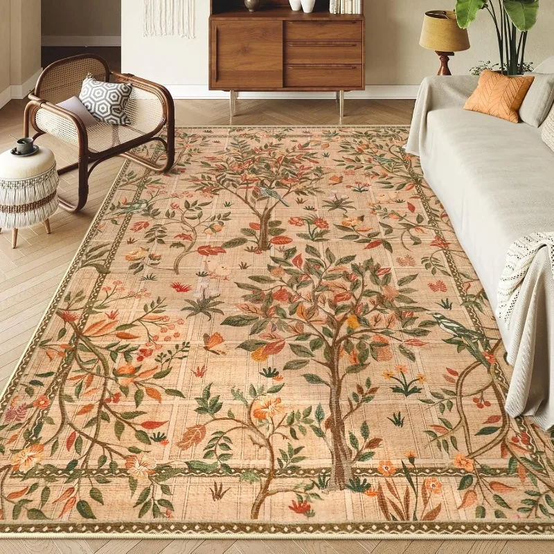 

Полиэстеровый ковёр с цветочным принтом