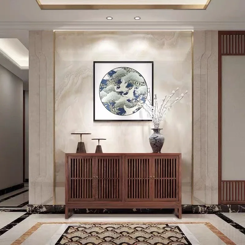 Кухонный буфет шкаф для гостиной стеклянный Боковой шкафчик хранения с