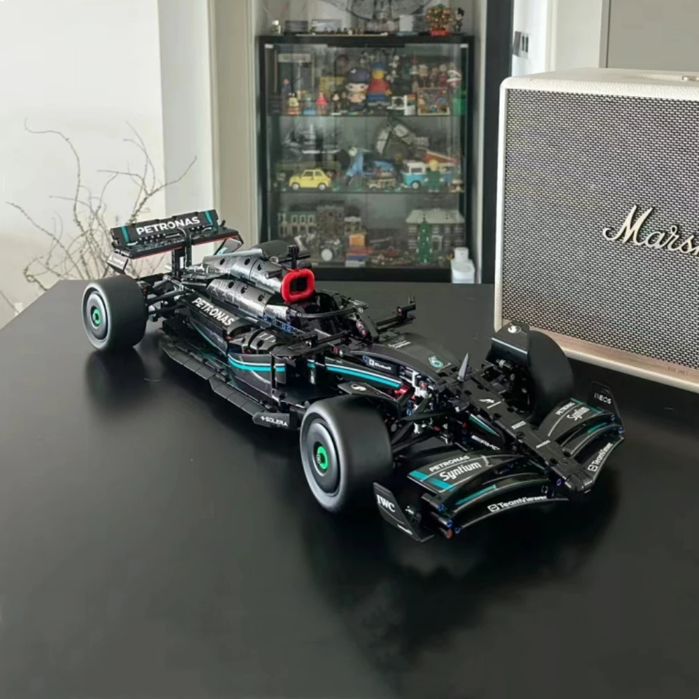 Новинка в наличии модель автомобиля F1 W14 1642 шт. 1:8 совместима с 42171 строительными