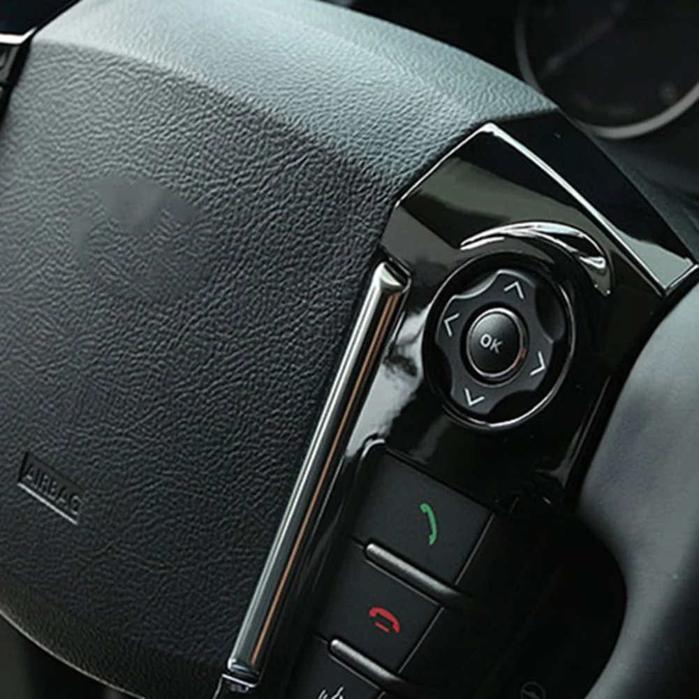 Автомобильный руль кнопка накладка декоративная наклейка для Land Rover Freelander 2 2013-2015