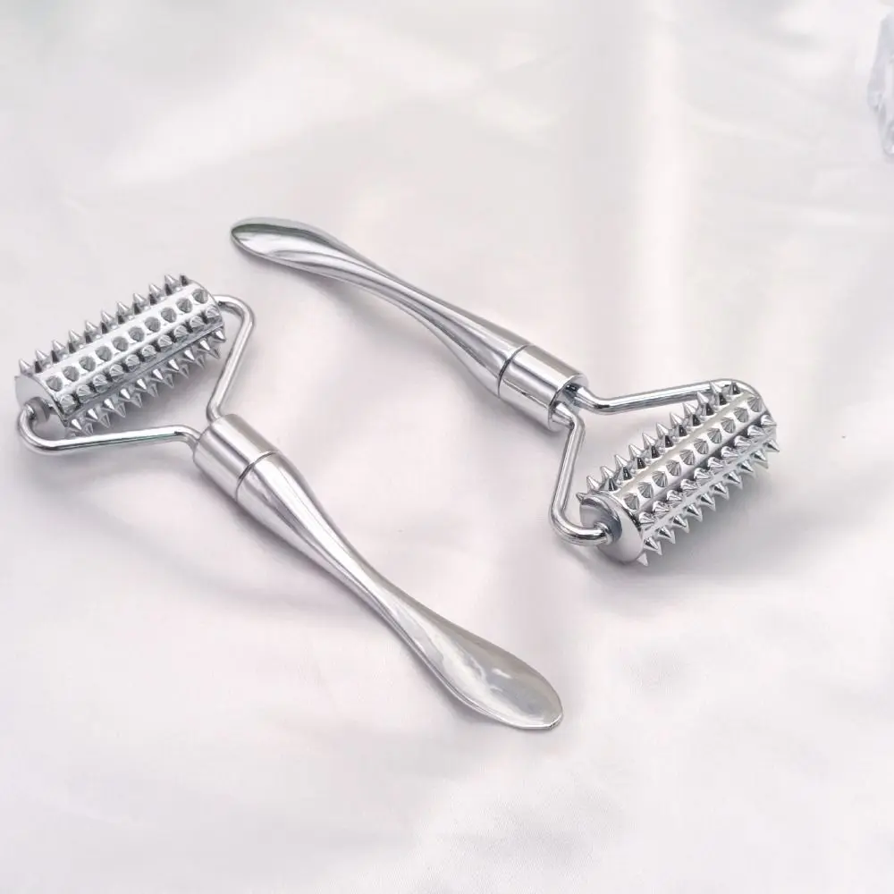 

Alloy Micro Needle Pointed Massager Roller Massage Stick Face Cream Spoon Face Beauty Face Slimmer