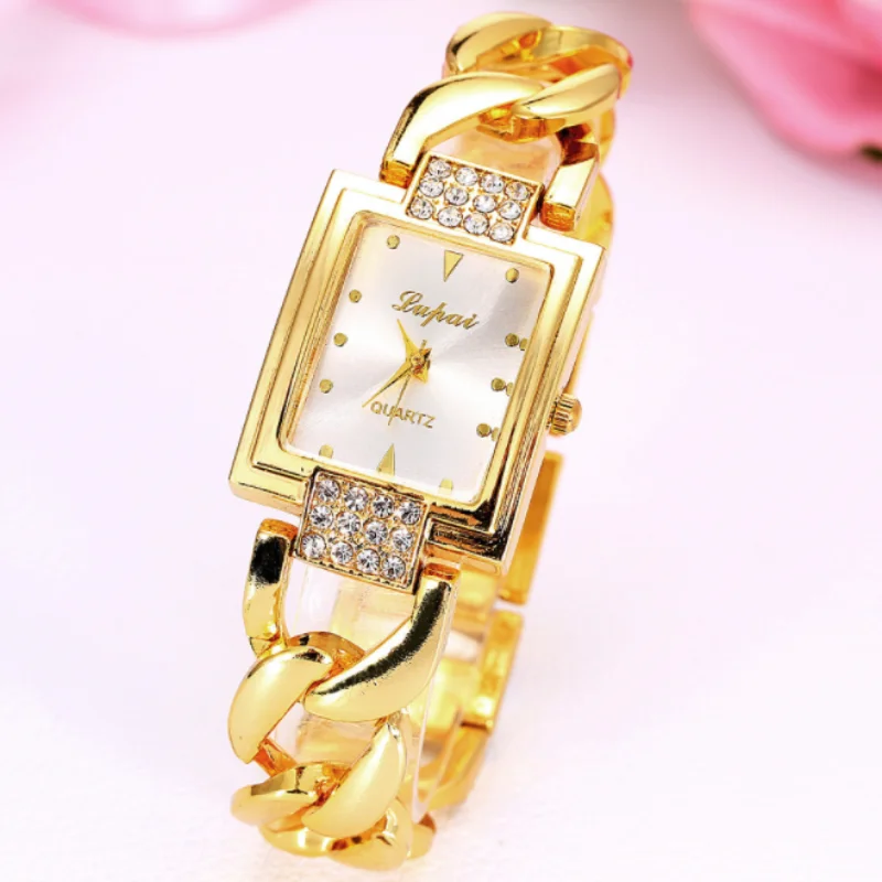 

Ladies Watches 2022 Wrist Women Crystal Diamond Watches Luxury Gold Watch Stainless Steel Ladies Watch Clock Women reloj mujer