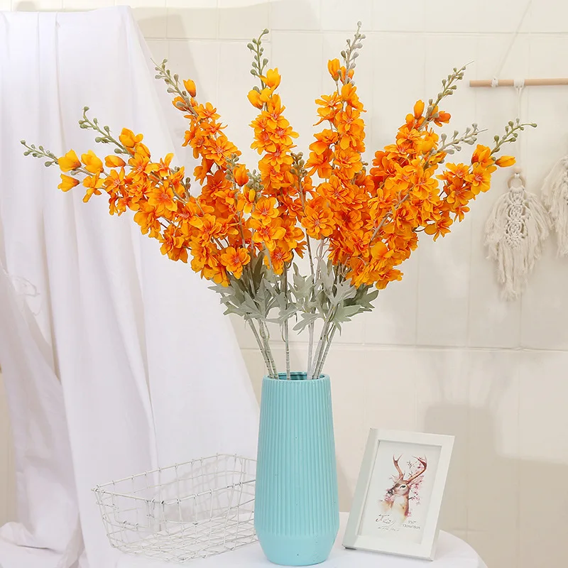 

1PC Silk Hyacinth Bouquet Artificial Flowers Wedding Decoration Fake Flowers For DIY Craft Home Decoration Wreath Accessories