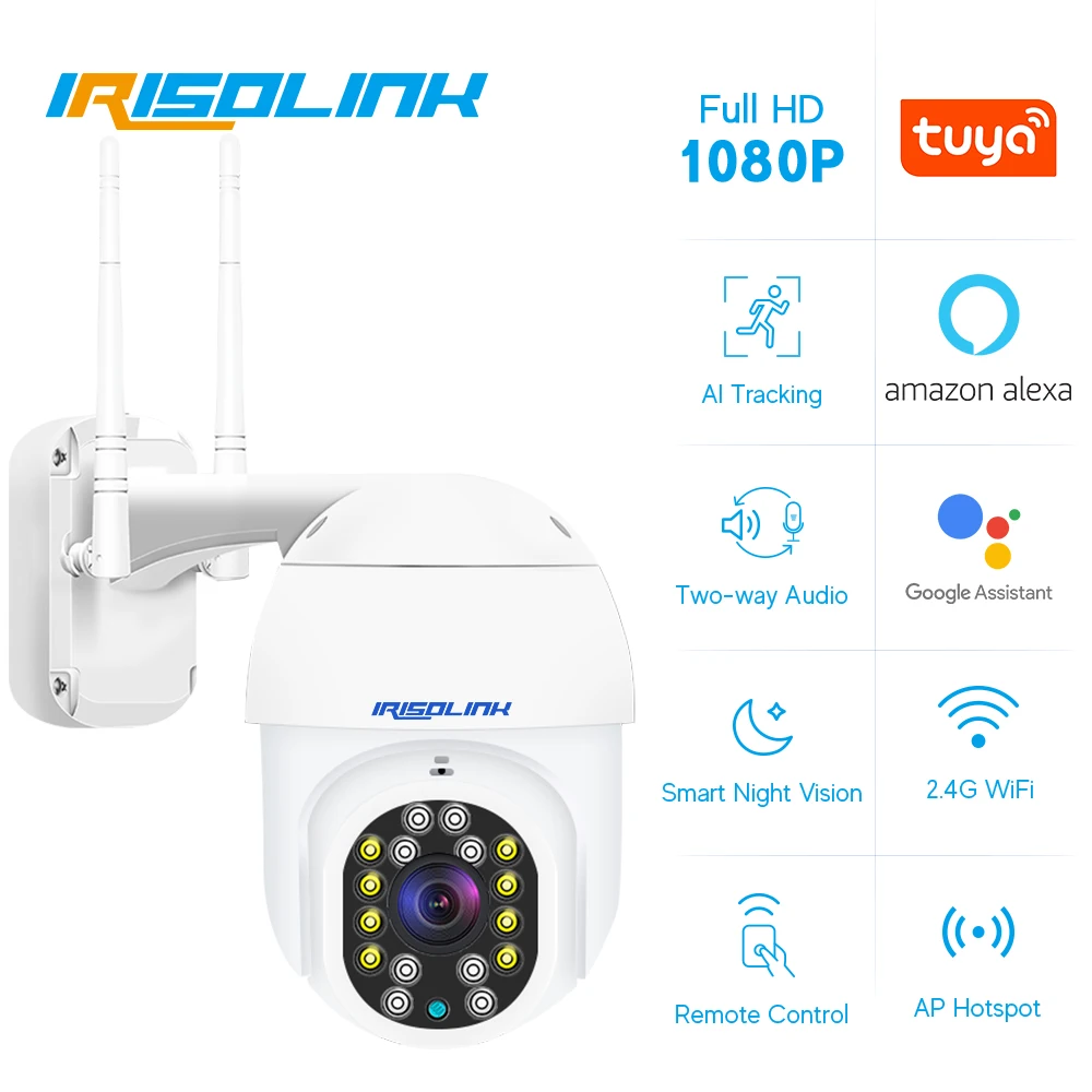 

Умная IP-камера видеонаблюдения Irisolink, PTZ, IP67, Wi-Fi, 1080P