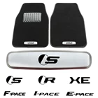 Автомобильный Ковер с эмблемами Jaguar XK R XK8 XJ XJR XF R XE S I-Pace F-Pace E-Pace X-TYPE S-TYPE, автомобильные коврики, металлические наклейки с эмблемой