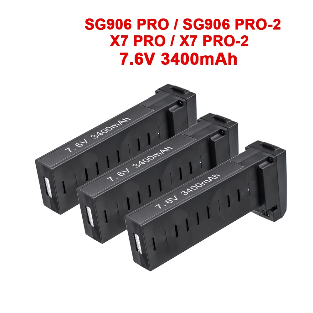 

Аккумулятор для квадрокоптера SG906 Pro/Pro2 SG906 MAX / X7 pro, 7,6 В, 3400 мАч