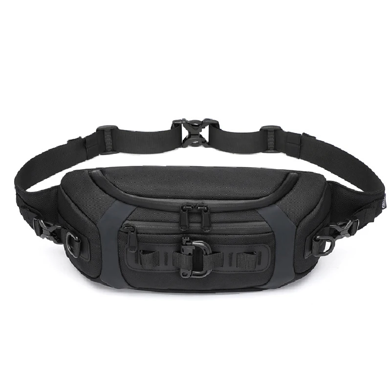 

Fashion Men's Riding Waist Packs Chest Bags High Quality Waterproof Oxford Unisex Waist Belt Bag Brand Crossbody Bag Male Pocket