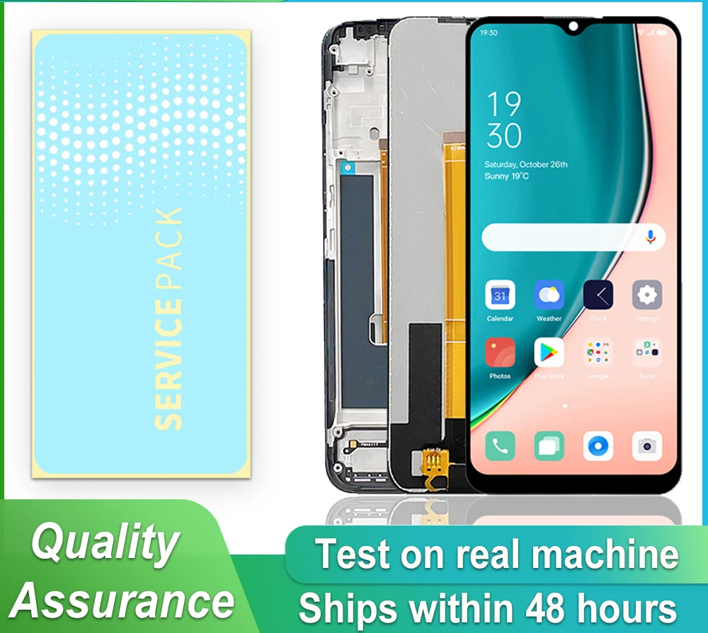 Original LCD Display For Realme C21Y LCD Display Touch Screen Digitizer Assembly For Realme C21Y RMX3261 LCD Display