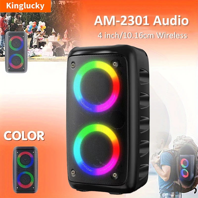 Kinglucky 2301 Bluetooth-аудио домашний двойной сабвуфер динамик кадриль открытый магазин