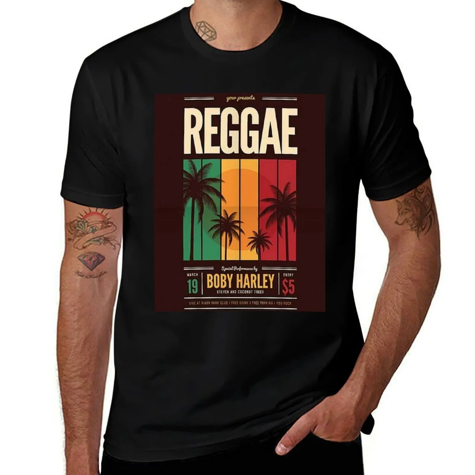 Фото Футболка Rastaman, мужская футболка класса люкс, мужские футболки с графическим принтом, футболки с аниме, футболка оверсайз №1