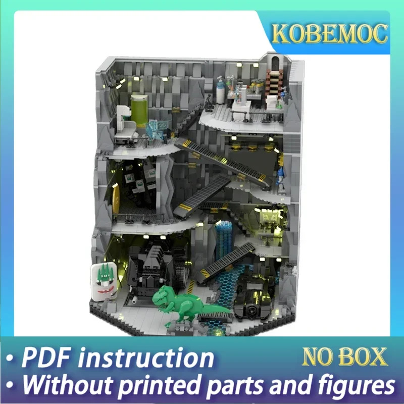 Фото Популярная модель героя из фильма Moc, строительные кирпичи, BatCave, технология темного рыцаря, модульные блоки, подарок, рождественские игрушки, наборы «сделай сам», сборка №1
