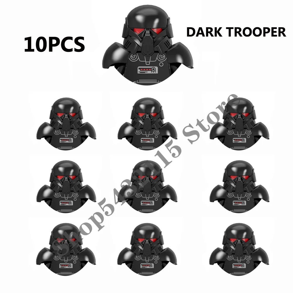 DISNEY 10pcs Imperial Dark Troopers Training Droid Building Blocks Bricks WM2204 XP395 XP403 PG1610 Mini Action Figures Kid Toys - купить по