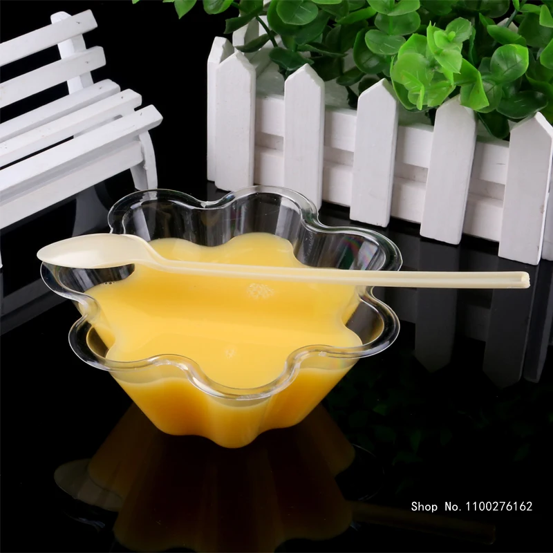 

50 шт., одноразовые бокалы для пудинга, желе, йогурта, фруктов, салата