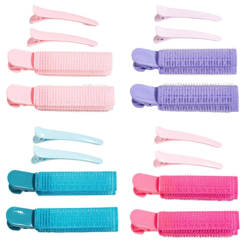 

CPDD 1Set Volumizing Hair Root Clips Hair Clip Curler Roller Natural Clamps Rollers Self Grip DIY Curly Hair Styling Tool