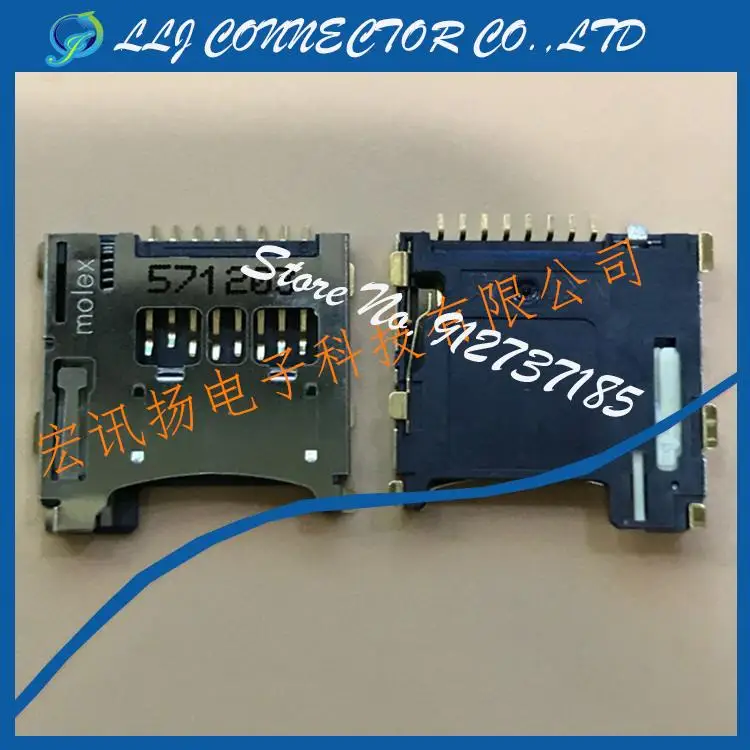 

20 шт./лот 49225-0821 492250821 0492250821 Разъем для карты micro SD 100% новый и оригинальный