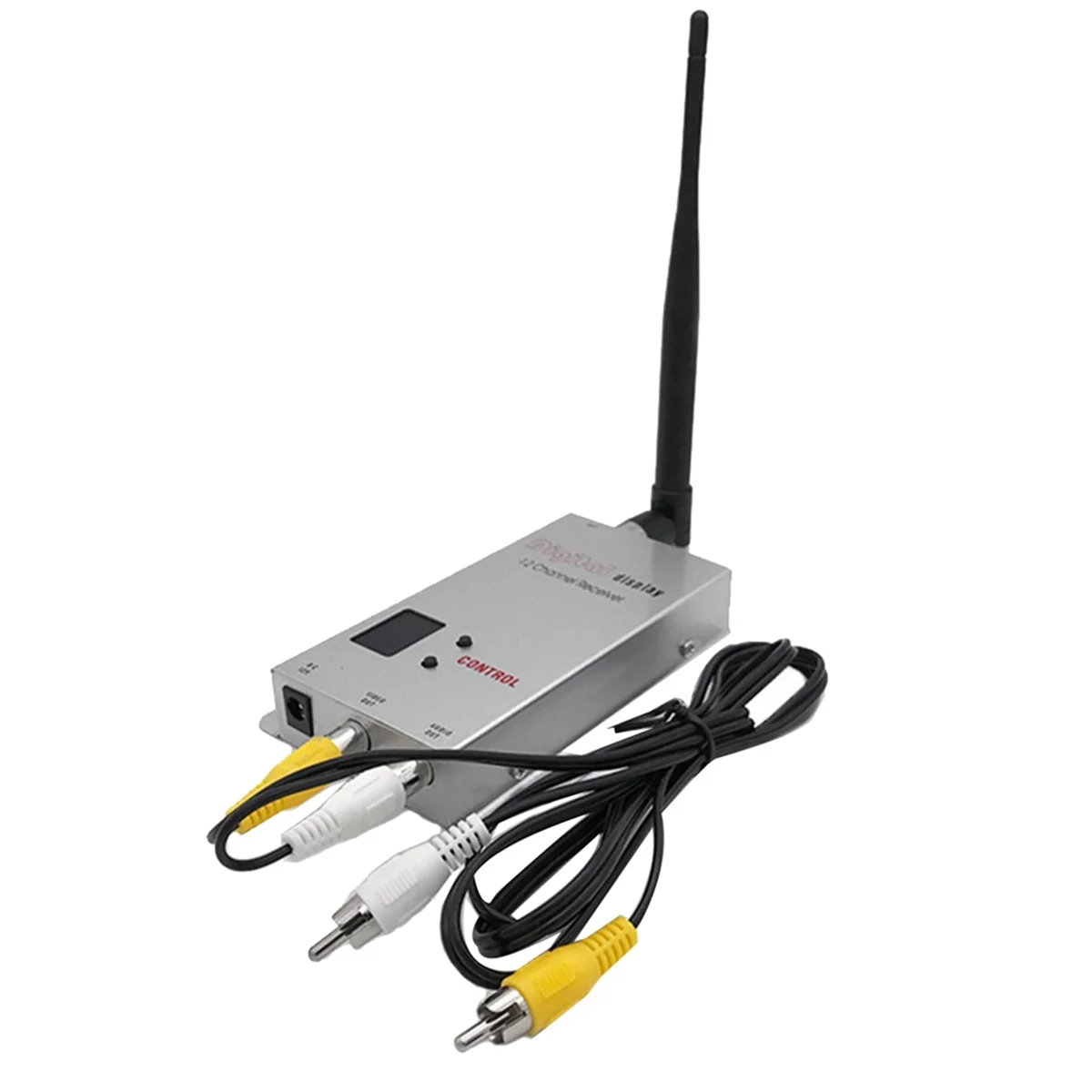 FPV 1.2G 1.3G VRX 12-канальный видеоприемник с цифровым дисплеем -92 дБм для модели Drone RC