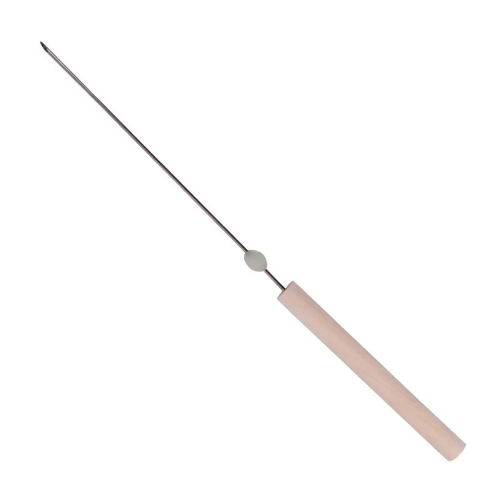

Fishing Bait Needle Worm Baiting Gas Needles Fast Penetrate Earthworm Gas Needle Stainless Steel + Wood Fishing Tools Tackle
