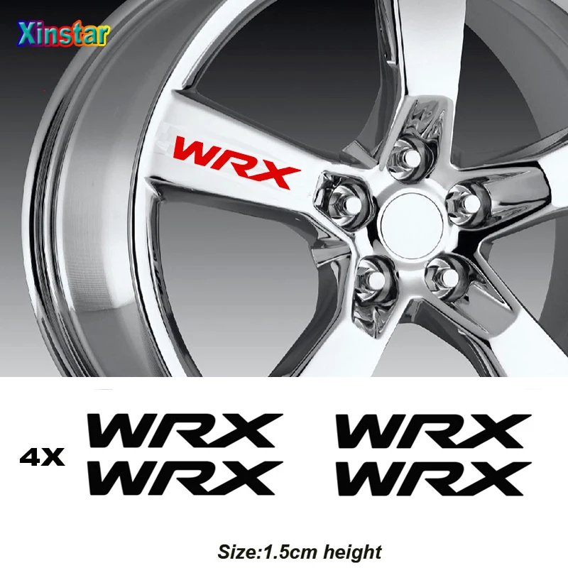 

4 шт., наклейки на автомобильные колеса WRX для SUBARU STI WRX