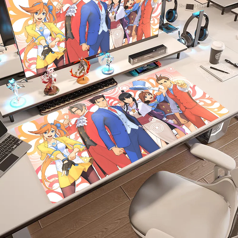 Коврик для игровой мыши The Great Ace Attorney Chronicles большой коврик клавиатуры настольный