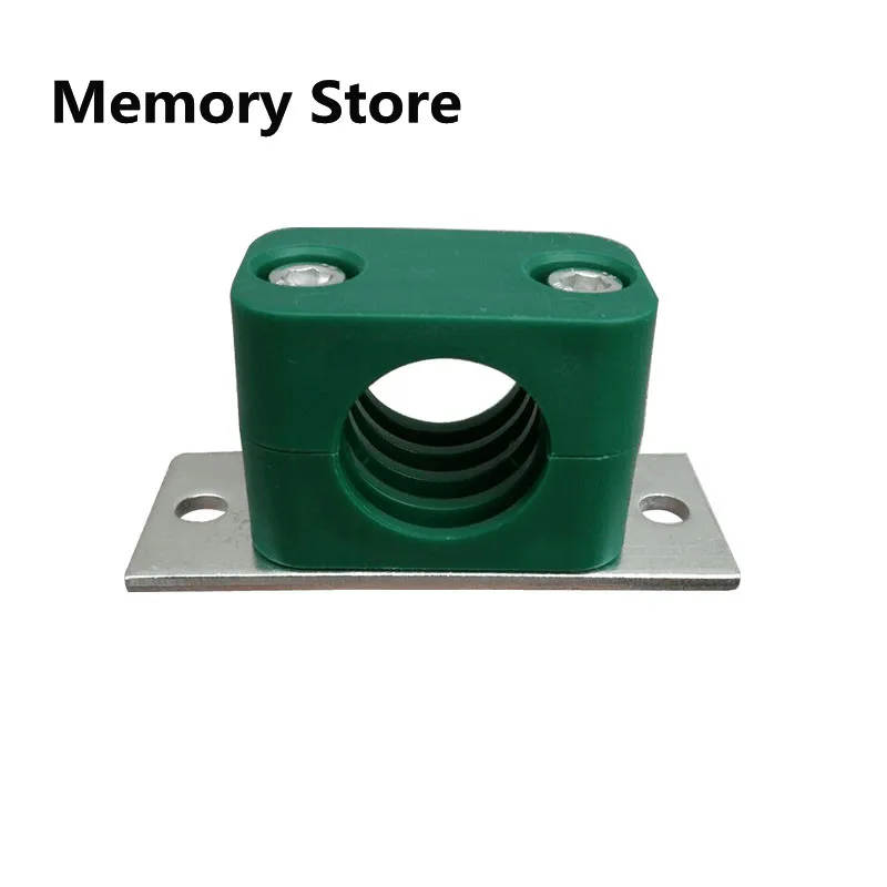 

2PCs 6/8/10/12/12.7/13.5/14/15/16/18/19/20/22/25mm Diameter Pipe Bolted Plastic Clips Pipe Clamp Tube Fastener Assortment Kit