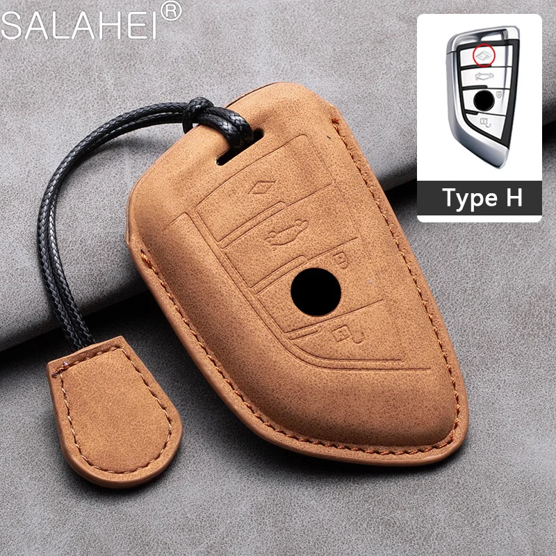 

Популярный чехол из овечьей кожи для автомобильного ключа, чехол для BMW X1 X3 X4 X5 F15 X6 F16 G30 7 серии G11 F48 F39 520 525 G20 118i 218i 320i, аксессуары