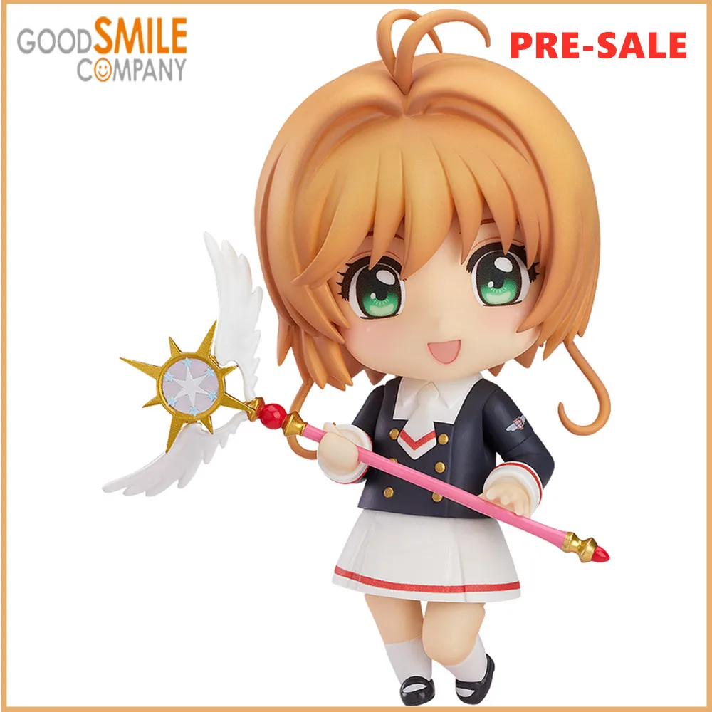 

Original Card Captor Sakura Anime Nendoroid KINOMOTO SAKURA #918 GSC Action Figure Collector PVC Toys for Children Model Gifts